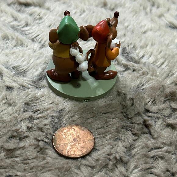 Disney Play Figure Set 2" GUS JAQ MOUSE SET CINDERELLA TOY Doll Figurine Figure - Picture 2 of 3
